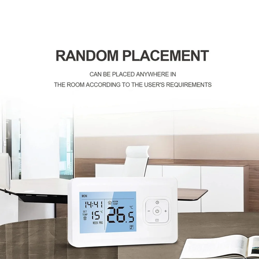 For Floor Heating Water Boiler Wifi Thermostat Temperature Control App Remote Control For Tuya Wireless Thermostat
For Floor Heating Water Boiler Wifi Thermostat Temperature Control App Remote Control For Tuya Wireless Thermostat