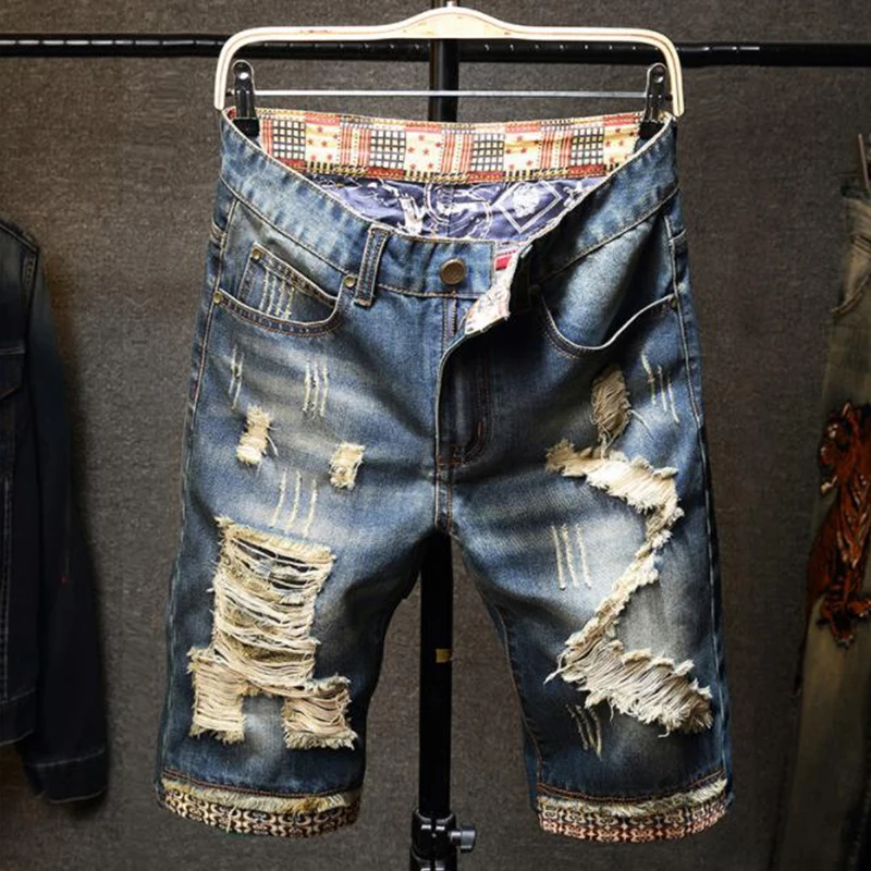 Mens Denim Shorts Regular Fit Short Jeans Streetwear Ripped Casual Half Pants 
Mens Denim Shorts Regular Fit Short Jeans Streetwear Ripped Casual Half Pants