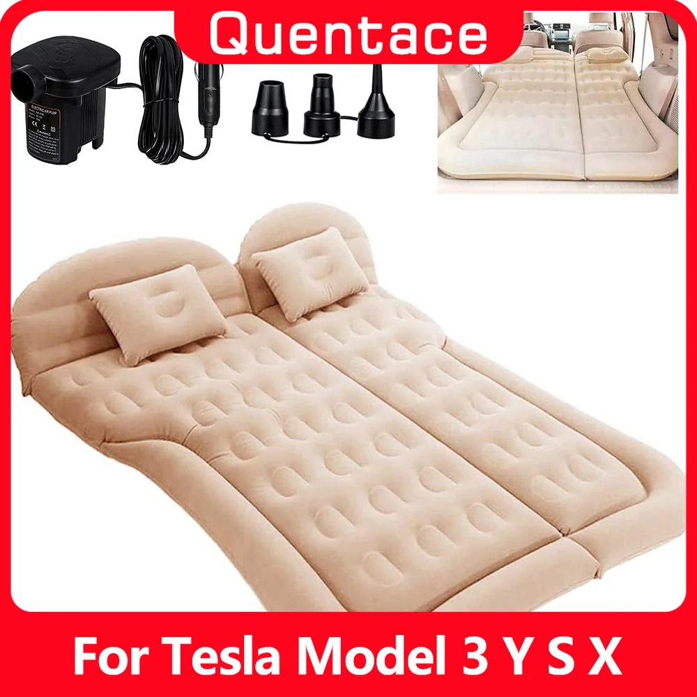 For Tesla Model Y SUV Air Mattress Camping Bed Cushion Pillow - Inflatable Thickened Car Air Bed Air Pump Portable Sleeping Pad
For Tesla Model Y SUV Air Mattress Camping Bed Cushion Pillow - Inflatable Thickened Car Air Bed Air Pump Portable Sleeping Pad