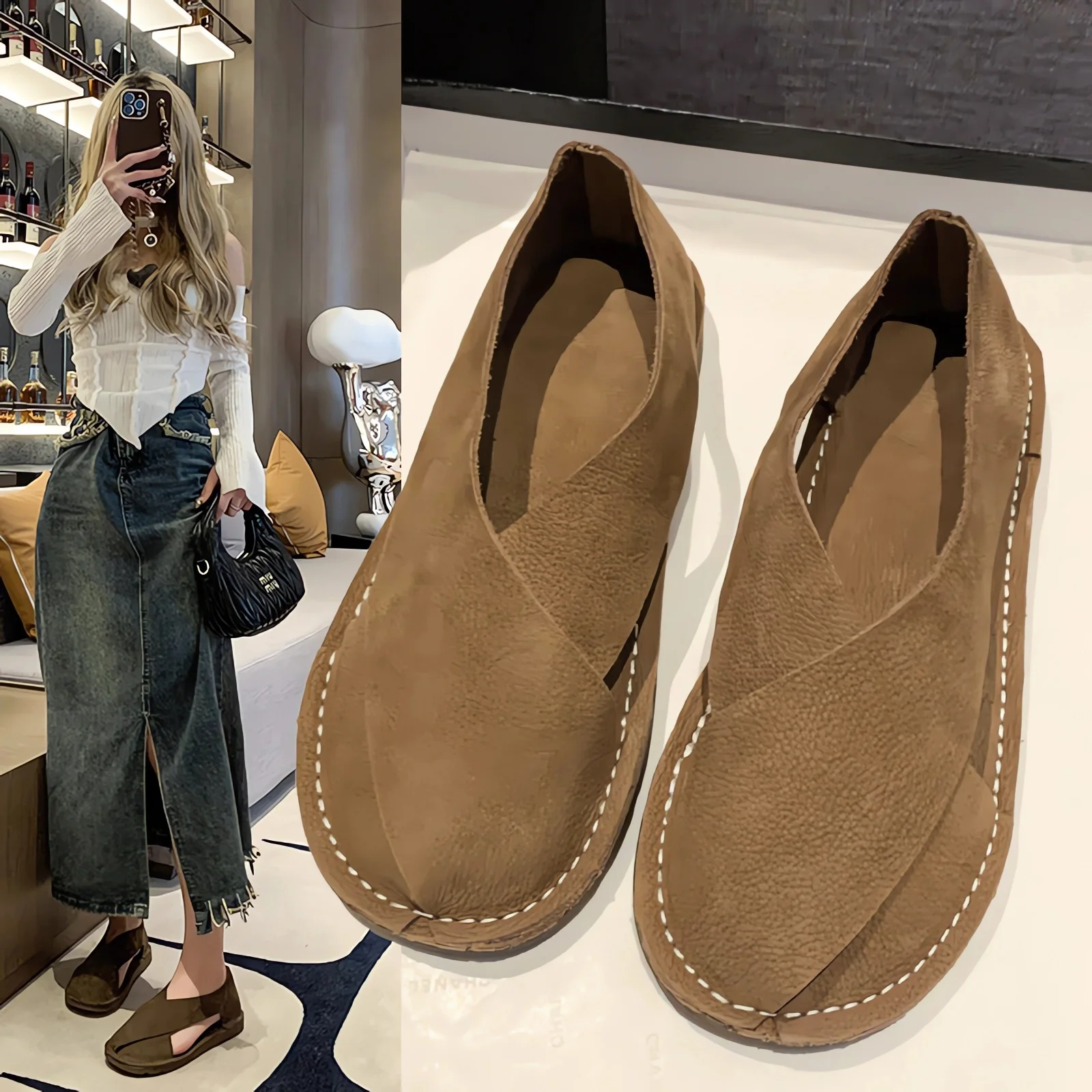 

2024 Summer Women Shoes Sandals Flat Low Heel Sneakers Casual Gladiator Barefoot Loafers Slip-on Soft Comfortable Women's Shoes