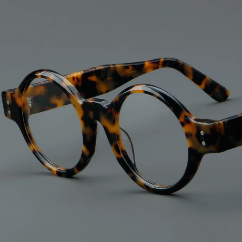 49mm Round Tortoise Reading Glasses Men Women Anti Blue Light Eyeglasses Frame Male Acetate Thick Spectacles for Prescription
49mm Round Tortoise Reading Glasses Men Women Anti Blue Light Eyeglasses Frame Male Acetate Thick Spectacles for Prescription