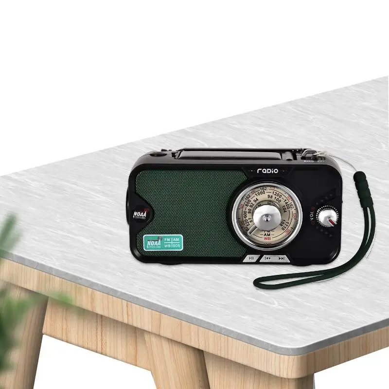 Solar Hand Crank Radio Emergency Weather 3600mAh Power Bank Charger Flash Light Portable Survival Radio
Solar Hand Crank Radio Emergency Weather 3600mAh Power Bank Charger Flash Light Portable Survival Radio