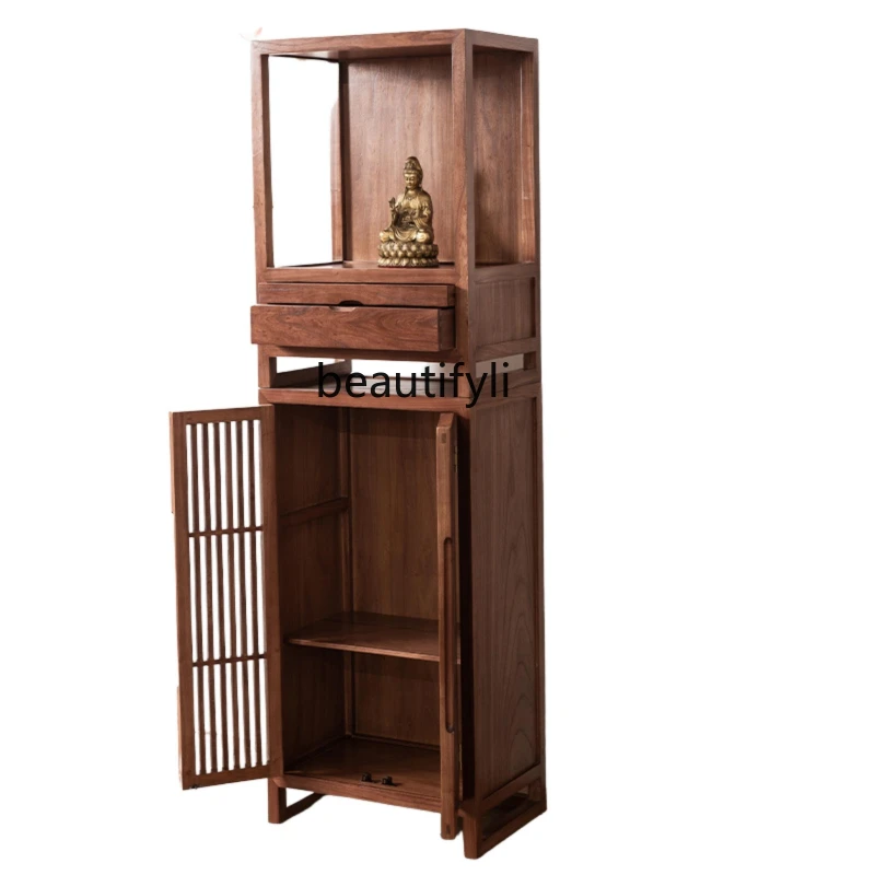 Solid Wood Shrine Altar Buddhist Hall Buddha Statue Enshrine New Chinese Style Incense Burner Table Shrine
Solid Wood Shrine Altar Buddhist Hall Buddha Statue Enshrine New Chinese Style Incense Burner Table Shrine