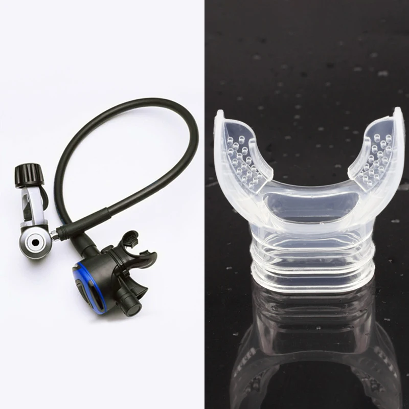 

Dive Tube Snorkel Silicone Clear Underwater Diving Snorkel Mouthpiece Regulator Accessories Outdoor Swimming Accessories