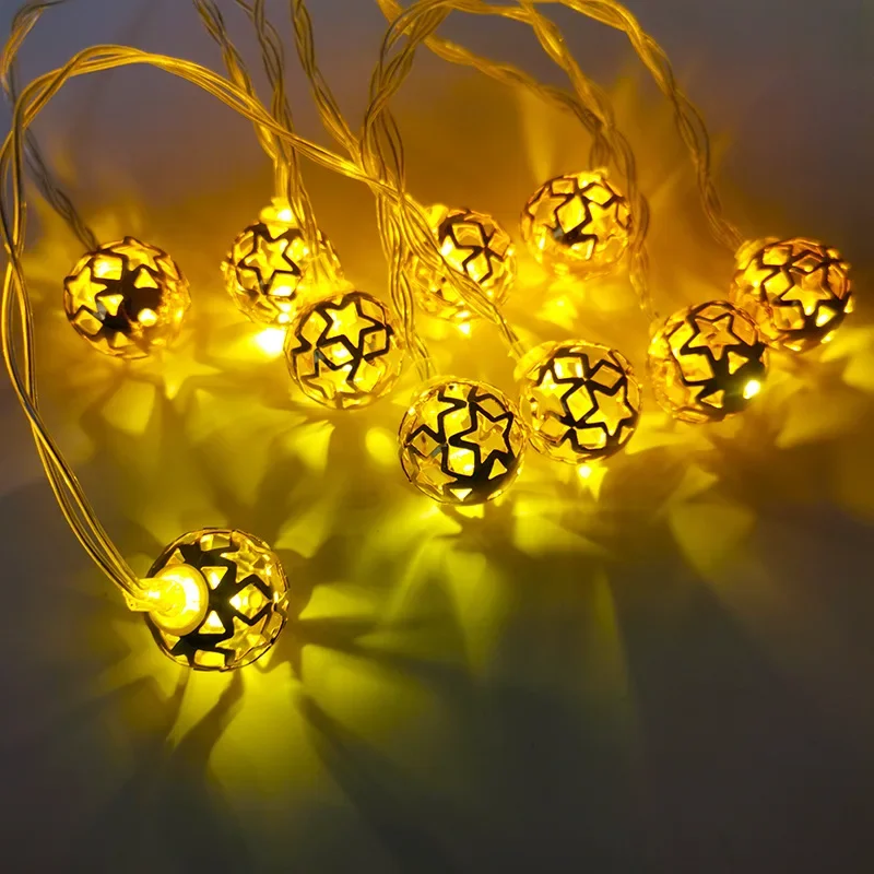 

Осветительная цепочка, железная Декоративная гирлянда в виде маленьких шариков