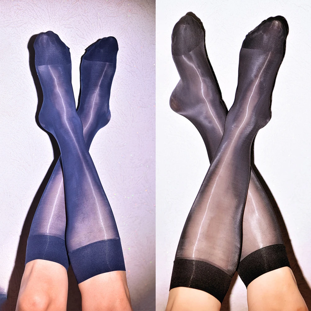 Sexy Men Oil Shiny Stockings Stretchy Knee High Long Socks Ultra-thin Sheer Breathable Hoisery Gay Man Seduction Pantyhose
Sexy Men Oil Shiny Stockings Stretchy Knee High Long Socks Ultra-thin Sheer Breathable Hoisery Gay Man Seduction Pantyhose