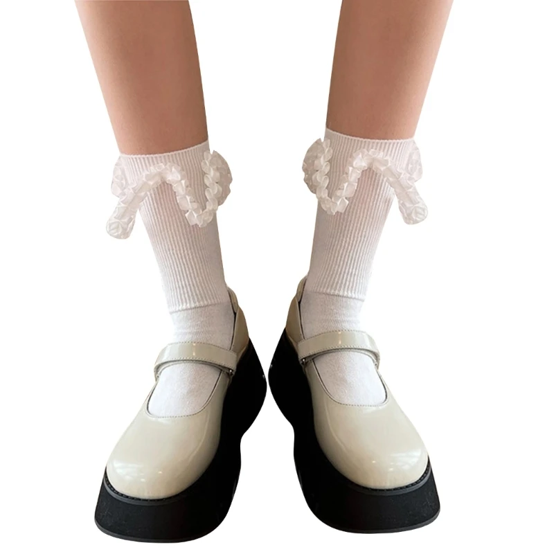 Women Ankle Socks,Fashion Ruffle Frilly Socks Princess Socks Students Socks 
Women Ankle Socks,Fashion Ruffle Frilly Socks Princess Socks Students Socks