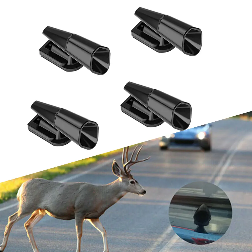 Alerts Car Animal Repeller Replacement Safety Ultrasonic Whistle 4PCS 50*23mm ABS Plastic Accessories Auto Black
Alerts Car Animal Repeller Replacement Safety Ultrasonic Whistle 4PCS 50*23mm ABS Plastic Accessories Auto Black