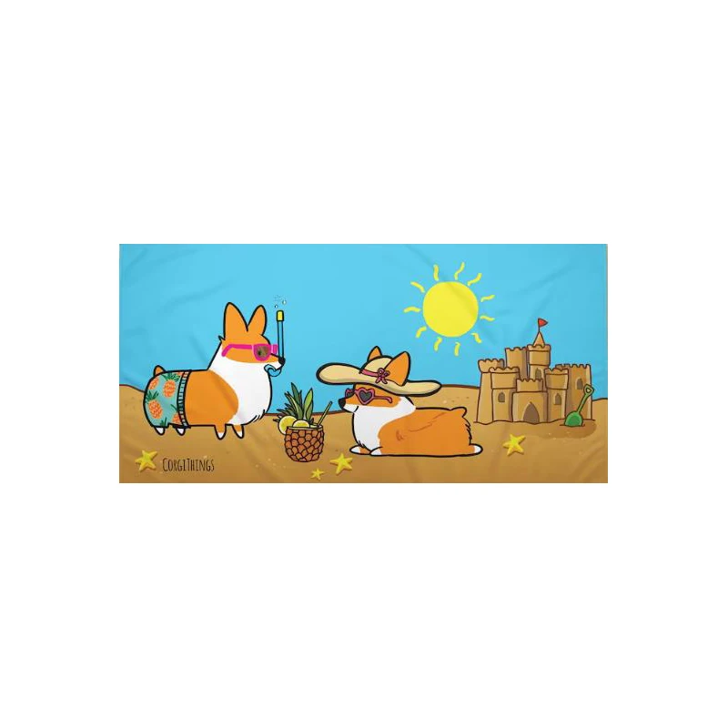 Corgi Beach Party Quick Drying Towel Suitable For Yoga Fitness Swimming And Other Places
Corgi Beach Party Quick Drying Towel Suitable For Yoga Fitness Swimming And Other Places