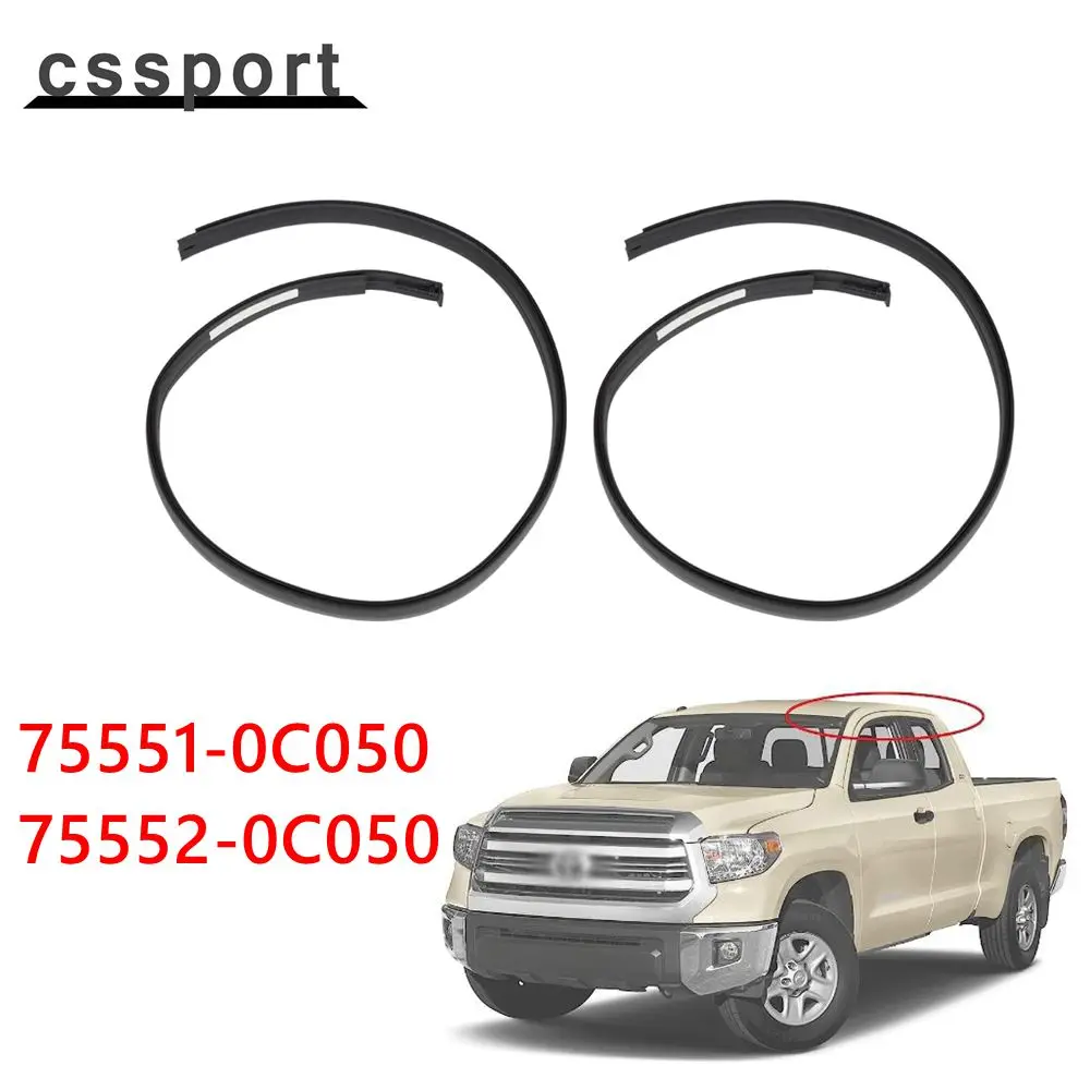 Прочные резиновые уплотнители для кровли 75551-0C050, 2 шт., Уплотнители черного цвета для двойной кабины Tundra 2007-2020 755520C050, автомобильные аксессуары
Прочные резиновые уплотнители для кровли 75551-0C050, 2 шт., Уплотнители черного цвета для двойной кабины Tundra 2007-2020 755520C050, автомобильные аксессуары