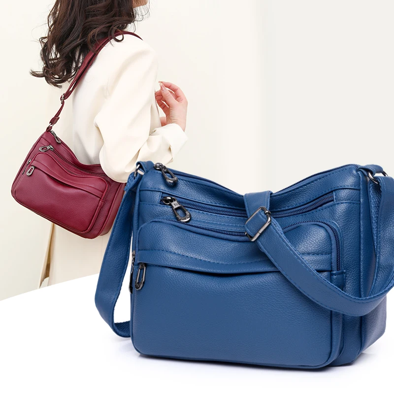Luxury Leather Handbags New Women Messenger Bags Designer High Quality Crossbody Shoulder Bag Female Sac A MainBolsa Feminina
Luxury Leather Handbags New Women Messenger Bags Designer High Quality Crossbody Shoulder Bag Female Sac A MainBolsa Feminina