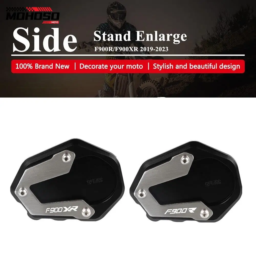 2023 2022-2019 Motorcycle CNC Kickstand Side Stand Extension Foot Pad Support For BMW F900R F900XR F 900XR F900 R XR Accessories
2023 2022-2019 Motorcycle CNC Kickstand Side Stand Extension Foot Pad Support For BMW F900R F900XR F 900XR F900 R XR Accessories