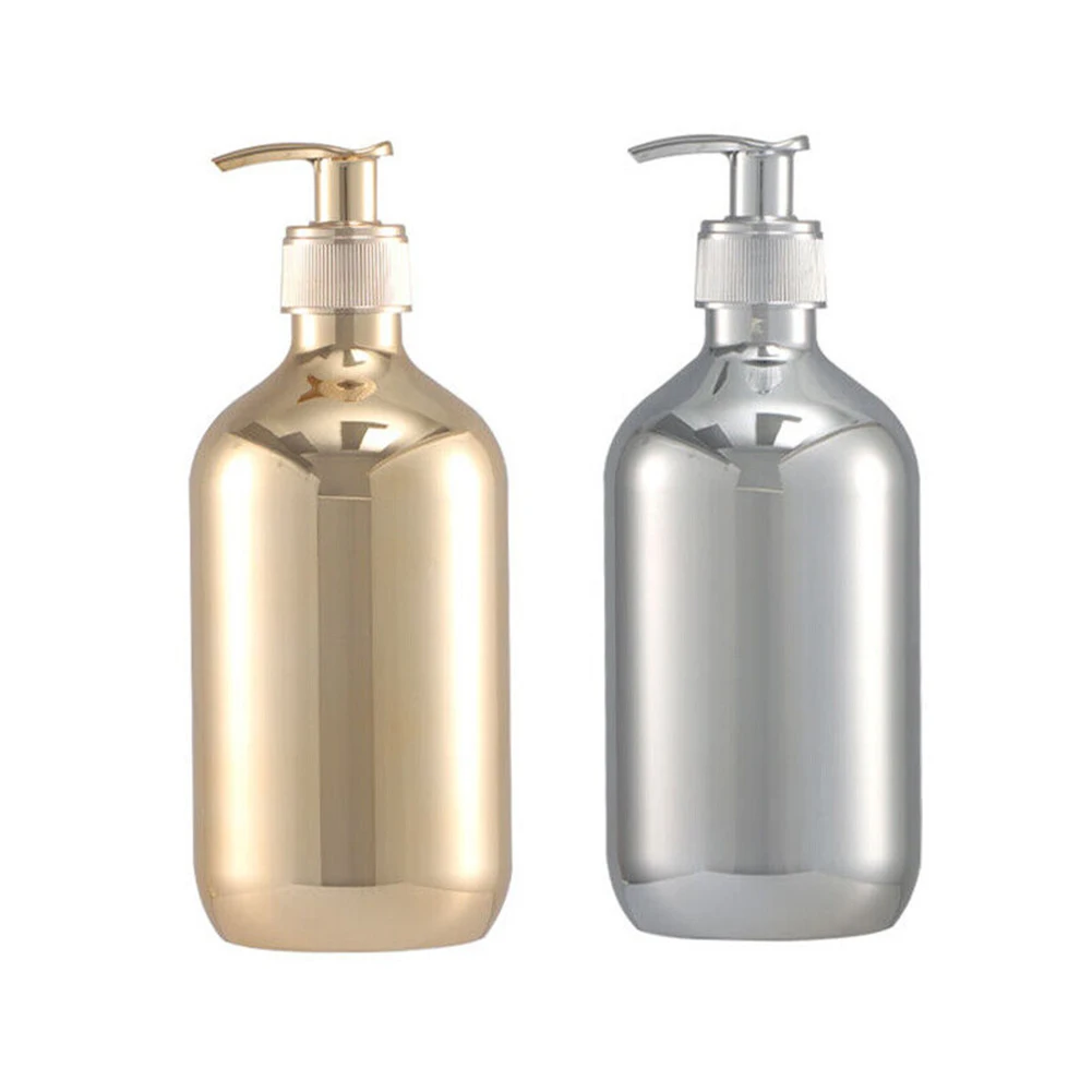 300ml Hand Soap Dispensers Bathroom Shampoo Bottle Gold Chrome Plastic Liquid Soap Bottles Wash Dispensers Bathroom Supplies
300ml Hand Soap Dispensers Bathroom Shampoo Bottle Gold Chrome Plastic Liquid Soap Bottles Wash Dispensers Bathroom Supplies