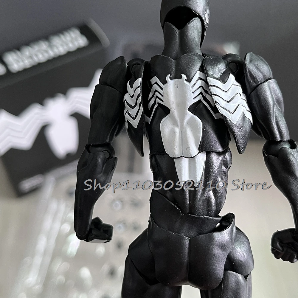 Anime MessToys Spiderman figura negro rojo Spider Man Peter figura de acción estatua modelo juguete muñeca regalos Anime MessToys Spiderman figura negro rojo Spider Man Peter figura de acción estatua modelo juguete muñeca regalos