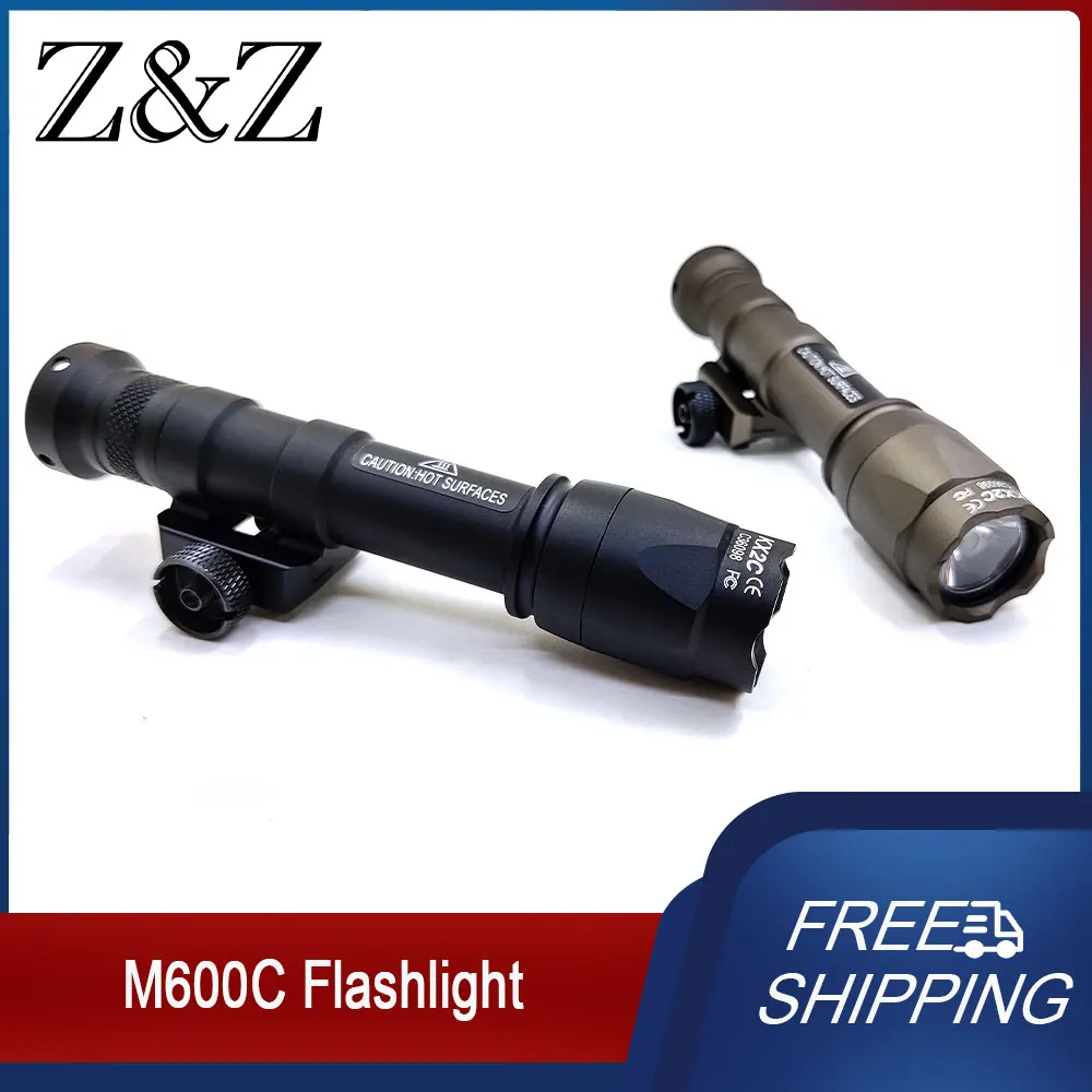 Metal M600C M600B M600 Scout Flashlight LED Weapon Tactical Light with Function Control Pressure Switch
Metal M600C M600B M600 Scout Flashlight LED Weapon Tactical Light with Function Control Pressure Switch
