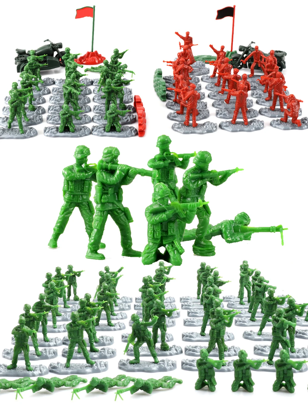 ViiKONDO Army Men Toy Action Figure Plastic Soldier Troops Military Guy 10 Unique Poses Modern Warfront Classic Wargame Kid Gift
ViiKONDO Army Men Toy Action Figure Plastic Soldier Troops Military Guy 10 Unique Poses Modern Warfront Classic Wargame Kid Gift