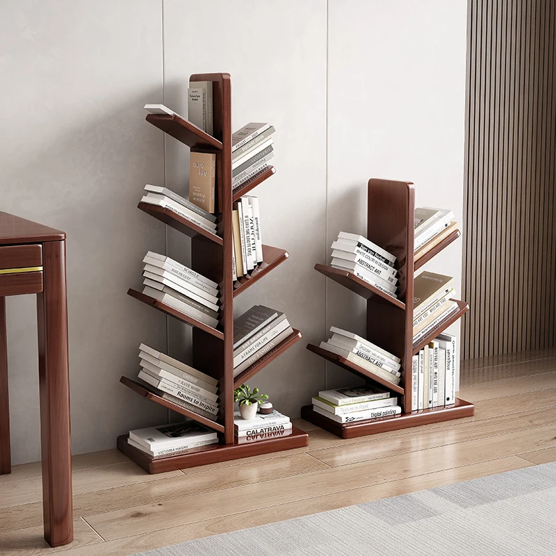 All solid wood bookshelves, floor shelves, living room simple children's storage bookcases, household desktops, bay windows, sma
All solid wood bookshelves, floor shelves, living room simple children's storage bookcases, household desktops, bay windows, sma