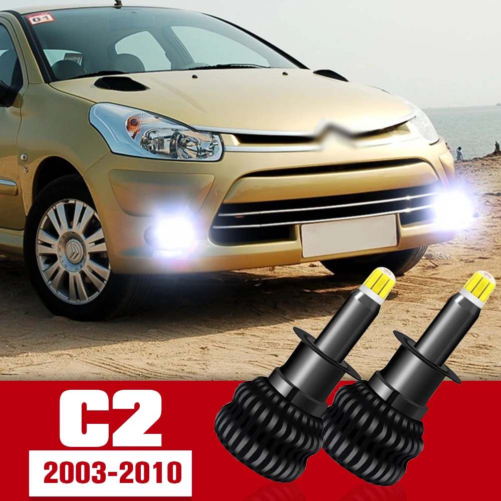 2pcs Front Fog Light Accessories LED Bulb Lamp For Citroen C2 2003-2010 2004 2005 2006 2007 2008 2009
2pcs Front Fog Light Accessories LED Bulb Lamp For Citroen C2 2003-2010 2004 2005 2006 2007 2008 2009