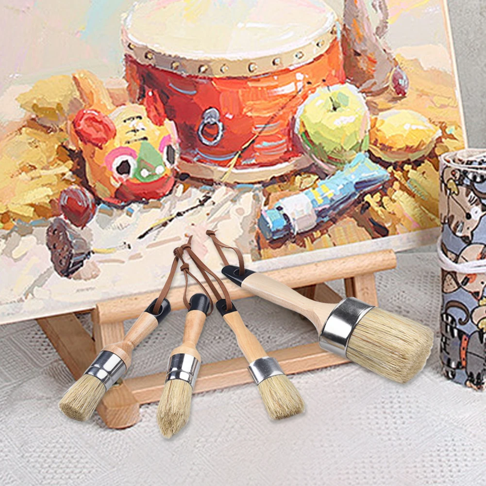 4Pcs/Set Hair Painting Brush Oil Paint Brush For Acrylic Oil Drawing Water Color Wooden Painting Brush Tools Art Supplies
4Pcs/Set Hair Painting Brush Oil Paint Brush For Acrylic Oil Drawing Water Color Wooden Painting Brush Tools Art Supplies