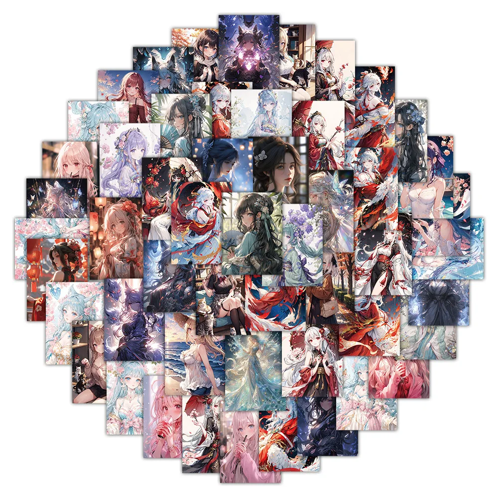 50PCS anime, two-dimensional beauty stickers, cartoon waterproof stickers, decorative stickers, can be repeatedly pasted, beautiful design.
50PCS anime, two-dimensional beauty stickers, cartoon waterproof stickers, decorative stickers, can be repeatedly pasted, beautiful design.