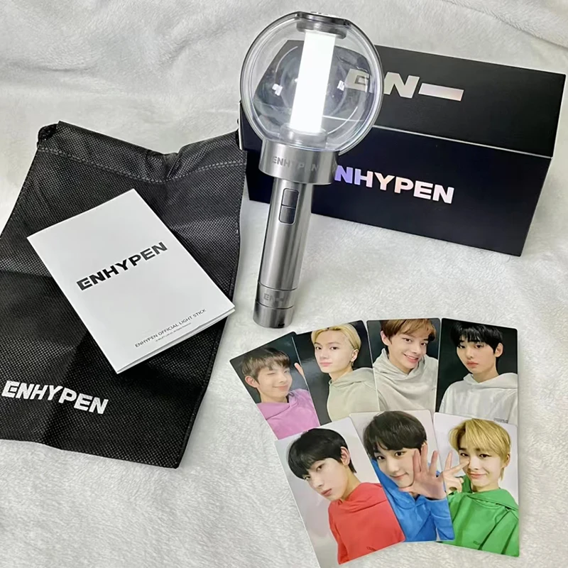 

Kpop ENHYPEN Lightstick With Bluetooth Concert Fan Hand Light Color-adjustable Cheering Stick Glow Lamp Fan Collection Toy Gift