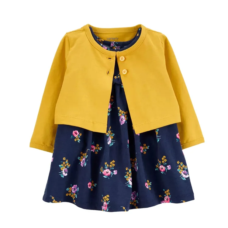 2 PCS Baby Girl Clothes Sets Spring Autumn Cotton Newborn Infant Baby Girl Dress+Tops Toddler Kids Romper+Coat For a 0-24 Months
2 PCS Baby Girl Clothes Sets Spring Autumn Cotton Newborn Infant Baby Girl Dress+Tops Toddler Kids Romper+Coat For a 0-24 Months