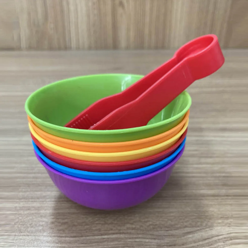 2 Sets Classification Cups Color Sorting Game Counting Soft Rubber Bowls & Tweezers Educational Plastic Child
2 Sets Classification Cups Color Sorting Game Counting Soft Rubber Bowls & Tweezers Educational Plastic Child
