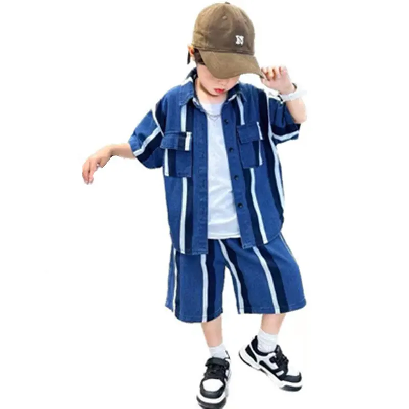 Korean Kid Set Baby Boy Suit 2023 Summer Fashion Print Toddler 2pcs Clothes Denim Cotton Jacket Top + Shorts Outfits 2 To 13Yrs
Korean Kid Set Baby Boy Suit 2023 Summer Fashion Print Toddler 2pcs Clothes Denim Cotton Jacket Top + Shorts Outfits 2 To 13Yrs
