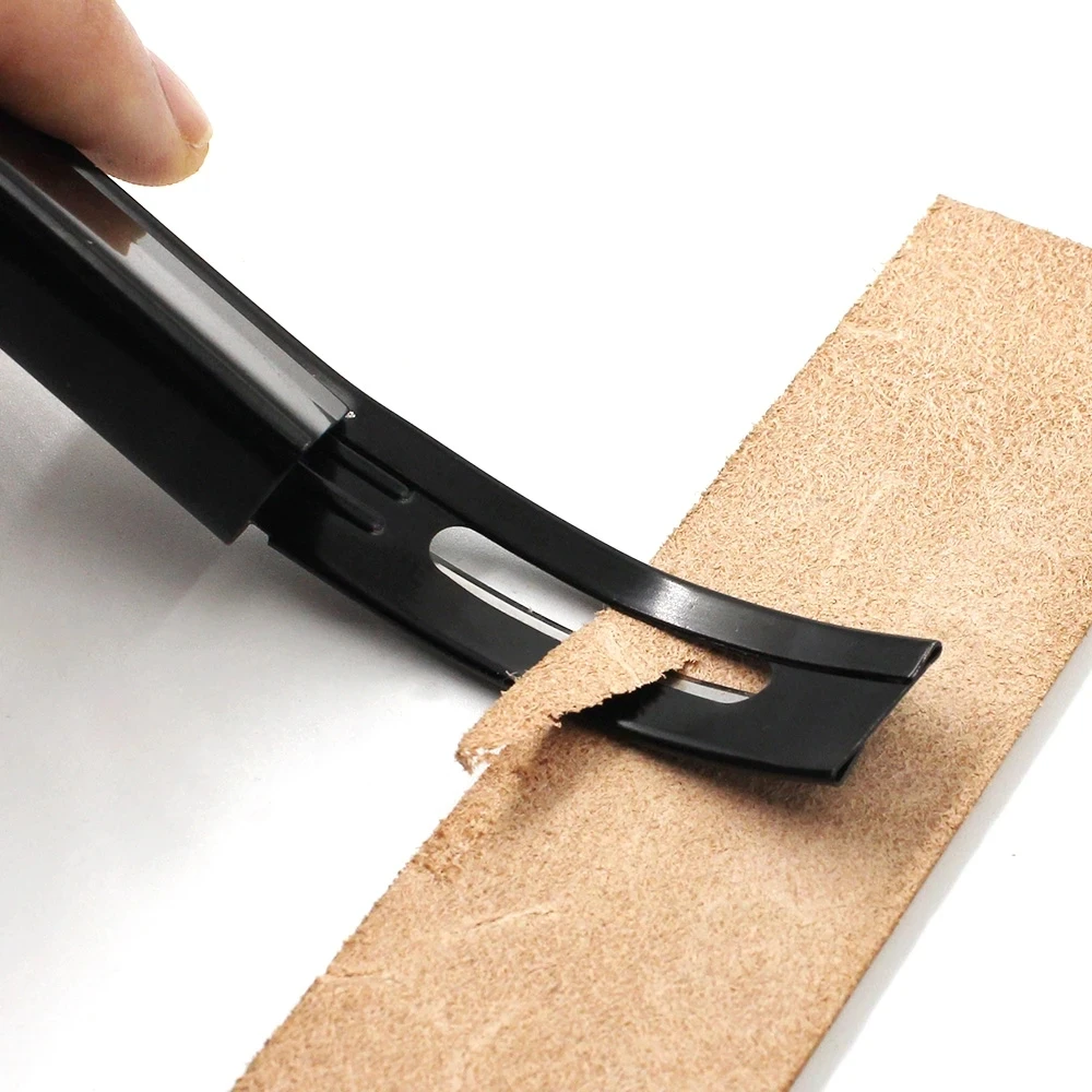 Stainless Steel Leather Skiving Knife DIY Leather Craft Safety Cutting Knife Cut off Thin Knives Groove Carving Knife 
Stainless Steel Leather Skiving Knife DIY Leather Craft Safety Cutting Knife Cut off Thin Knives Groove Carving Knife