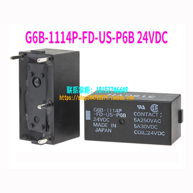 100%NEW ORIGINAL 1 Year Warranty G6B-1114P-FD-US-P6B
100%NEW ORIGINAL 1 Year Warranty G6B-1114P-FD-US-P6B