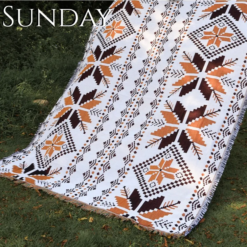 Cotton Throw Blanket for Sofa Cover Classic Outdoor Picnic Mat Bohemian Beach Mats Multifunctional Tassel Blankets in Home Decor
Cotton Throw Blanket for Sofa Cover Classic Outdoor Picnic Mat Bohemian Beach Mats Multifunctional Tassel Blankets in Home Decor