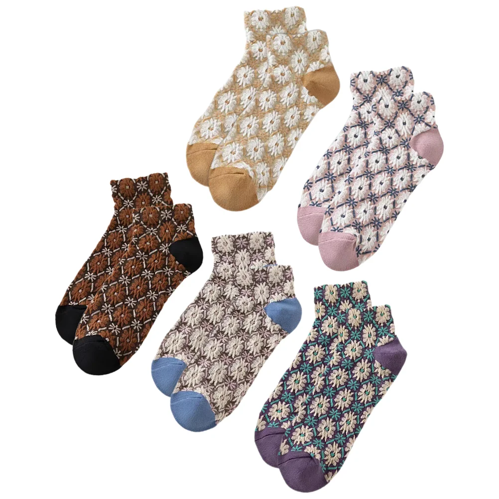 5 Pairs Girls Socks Cotton Socks Flower Socks Aesthetic Socks Women Ankle Socks Vintage Socks
5 Pairs Girls Socks Cotton Socks Flower Socks Aesthetic Socks Women Ankle Socks Vintage Socks
