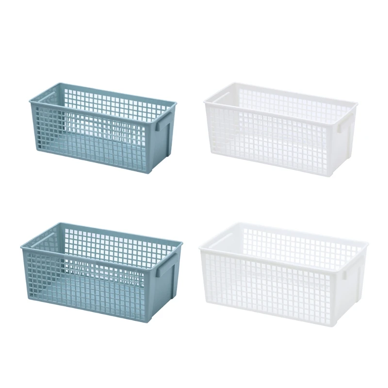 

Portable Rectangular Basket Small Pantry Bins Sturdy Storage Box