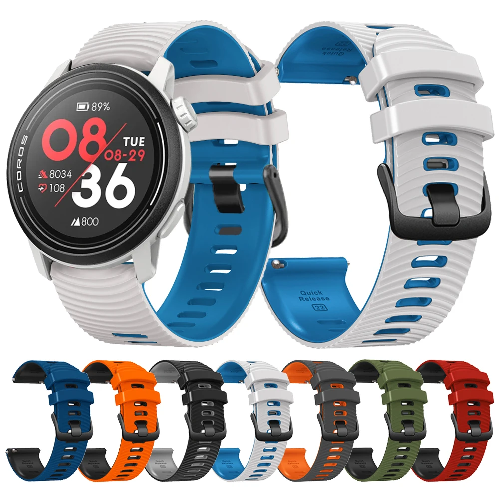 22mm Silicone Strap For COROS PACE 3/APEX 2 Pro/APEX Pro/APEX 46mm Smartwatch Band Bracelet Replacement Wristband Accessories
22mm Silicone Strap For COROS PACE 3/APEX 2 Pro/APEX Pro/APEX 46mm Smartwatch Band Bracelet Replacement Wristband Accessories