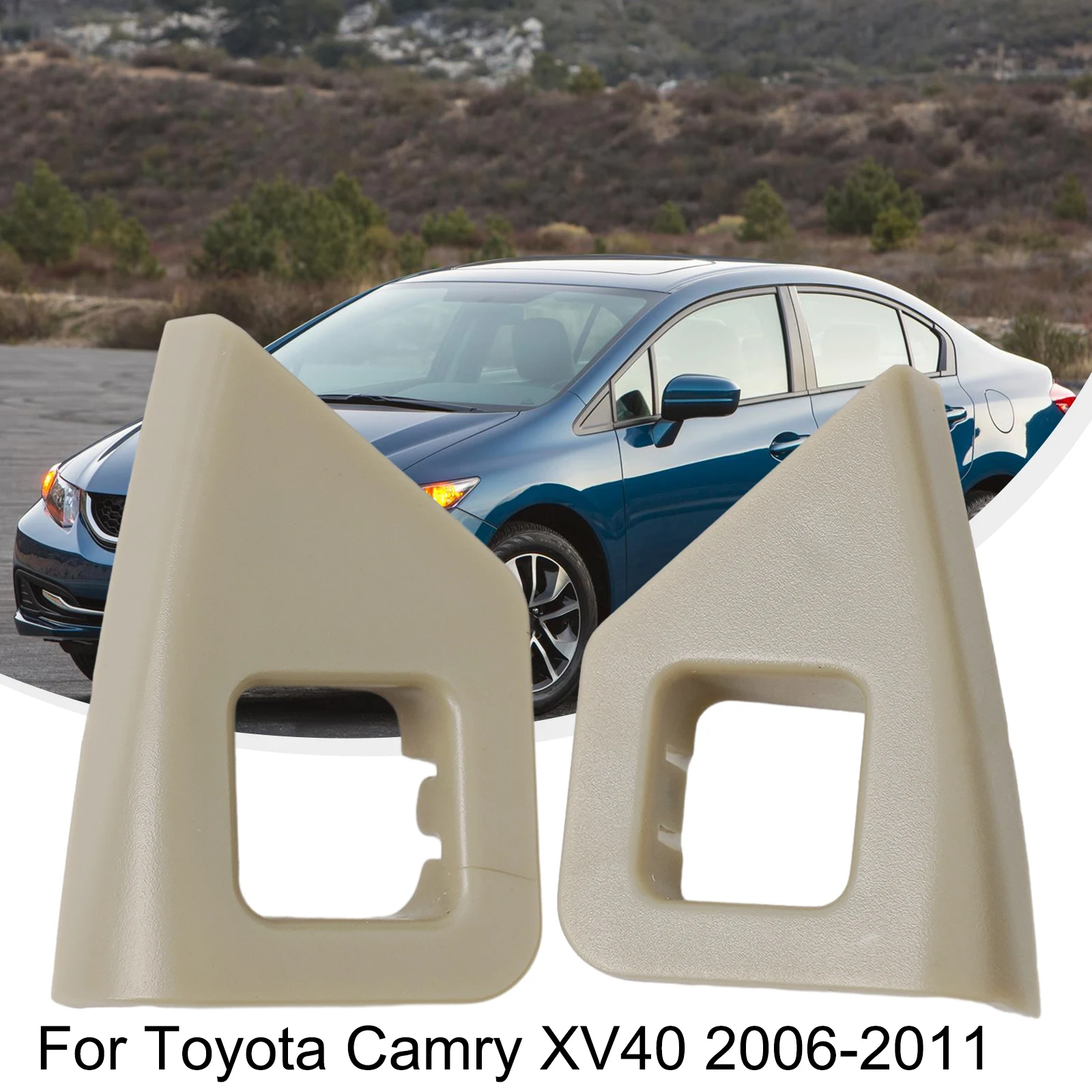 

1 Pair Car Glove Box Tool Storage Buckle Left+Right For Toyota For Camry XV40 2006-2011 Plastic Beige Car Accessories