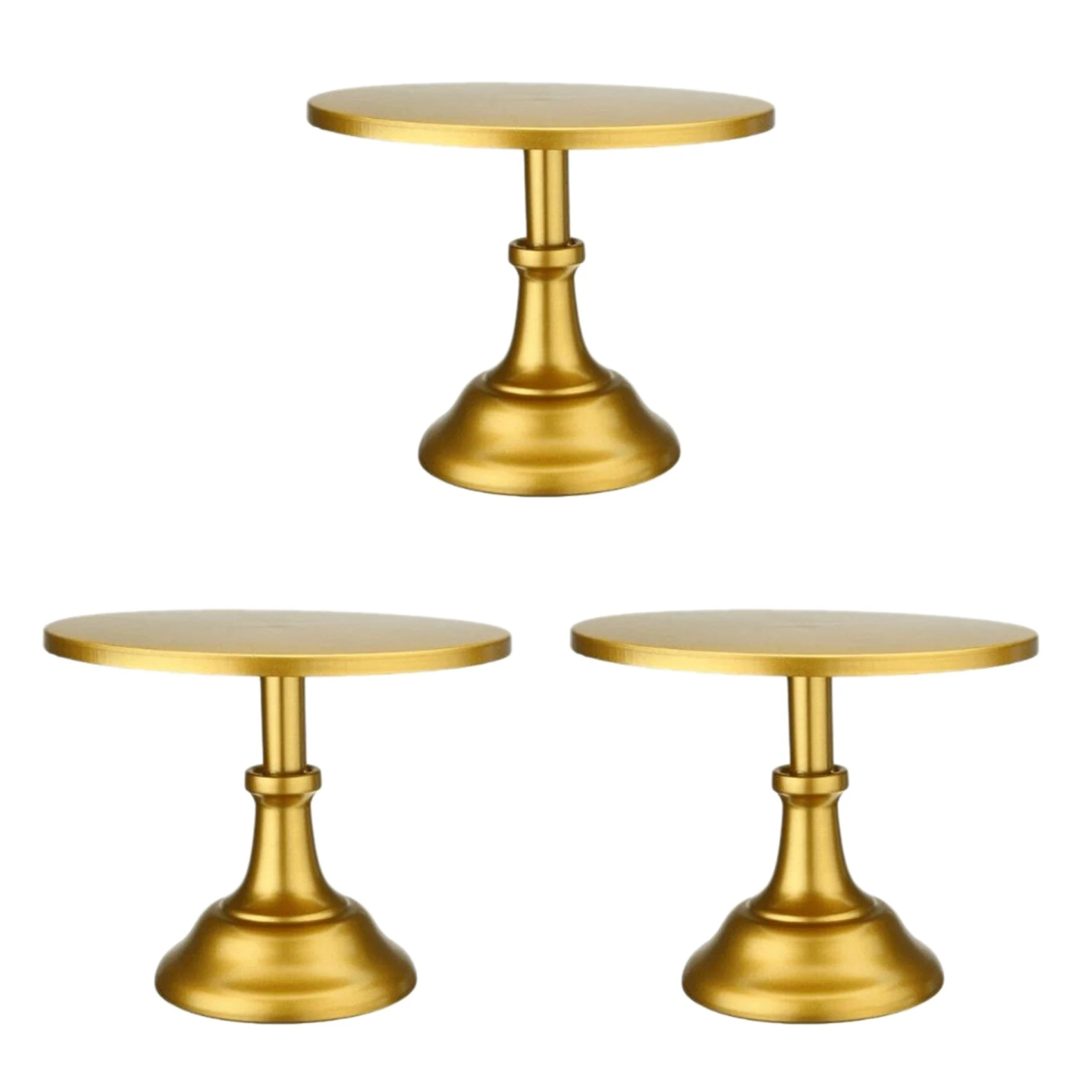 3X Metal Iron Cake Stand Round Pedestal Dessert Holder Cupcake Display Rack Bakeware for Birthday Wedding Party (Gold)
3X Metal Iron Cake Stand Round Pedestal Dessert Holder Cupcake Display Rack Bakeware for Birthday Wedding Party (Gold)