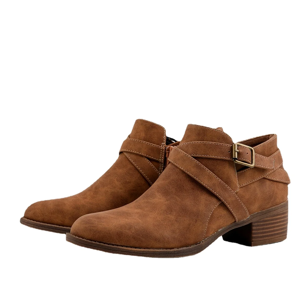 Женские полусапожки в западном стиле, повседневные ботинки в римском стиле с острым носком, короткие женские ботинки из искусственной кожи, Женская обувь в стиле ретро, весна-зима
Женские полусапожки в западном стиле, повседневные ботинки в римском стиле с острым носком, короткие женские ботинки из искусственной кожи, Женская обувь в стиле ретро, весна-зима