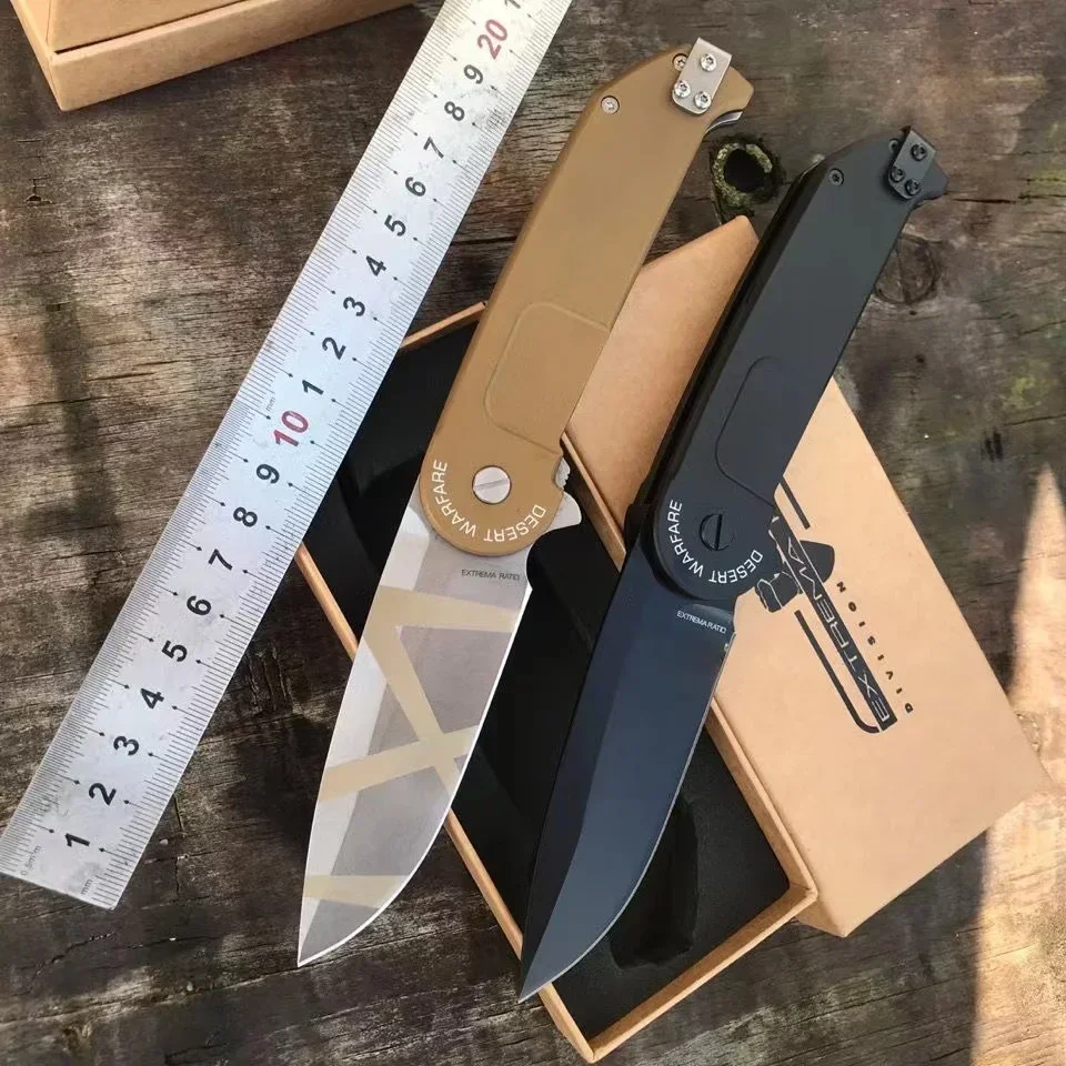 

Quick Opening Folding Knife G10 Handle Fishing Mountaineering Sharp Fruit Knife Emergency Rescue Tool Self-defense Hunting Knife