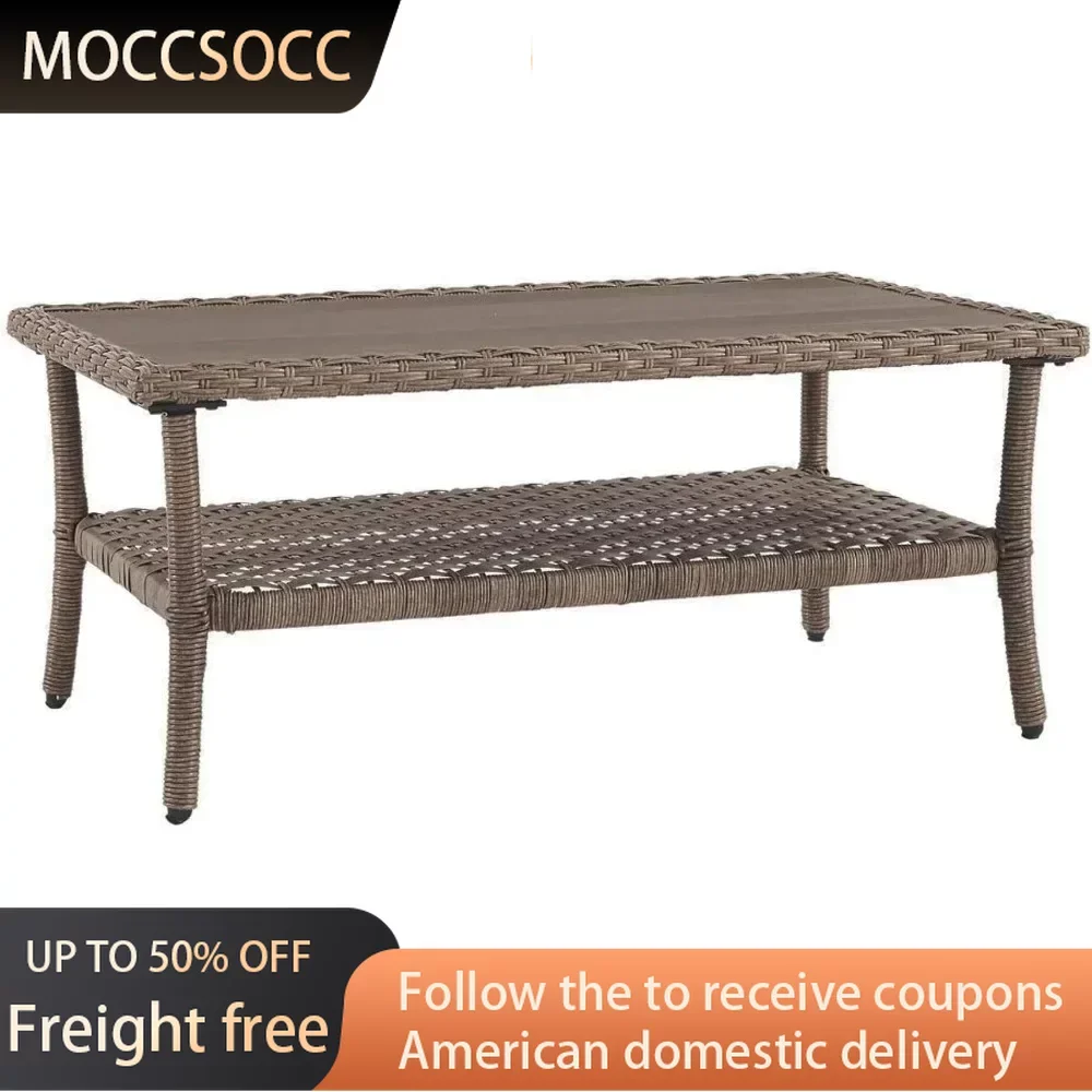 Coffee Table With Rust Free Aluminum Base Light Brownfreight Free Camping Furniture
Coffee Table With Rust Free Aluminum Base Light Brownfreight Free Camping Furniture