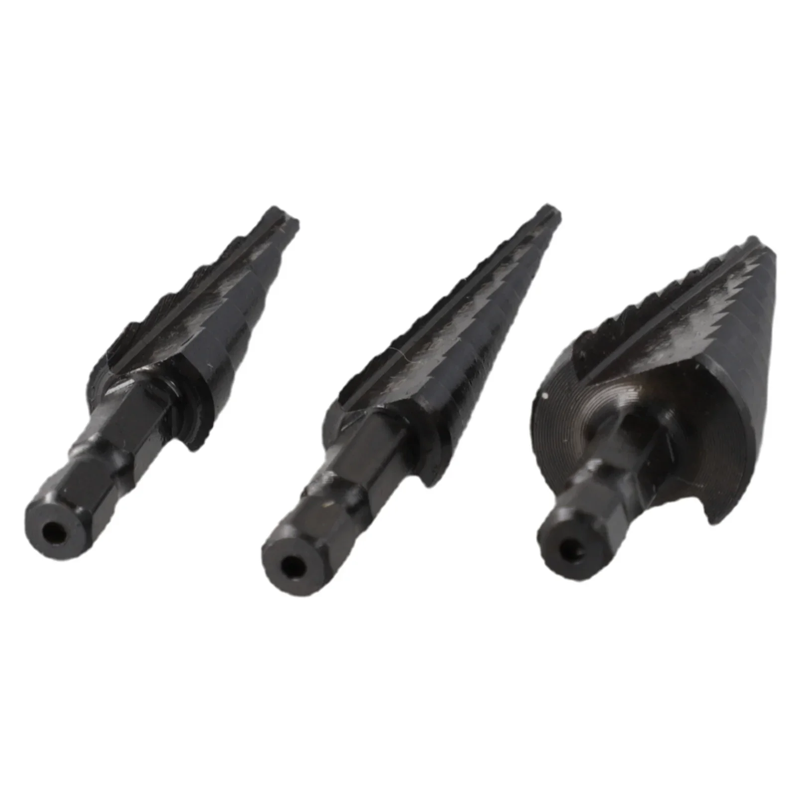 3Pcs Coated Straight Groove Step Drill Bit 3-12mm /4-12mm /4-20mm HSS Steel Nitrogen Coated Hole Cutter + 1pc Storage Box
3Pcs Coated Straight Groove Step Drill Bit 3-12mm /4-12mm /4-20mm HSS Steel Nitrogen Coated Hole Cutter + 1pc Storage Box
