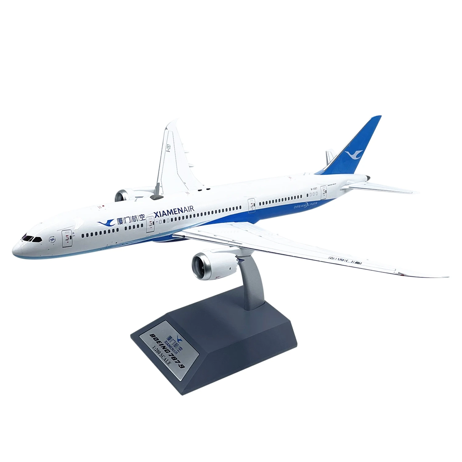 Diecast Xiamen Airlines Boeing B787-9 Militarized Combat Passenger Plane Alloy Model 1:200 Scale Toy Gift Collection Simulation
Diecast Xiamen Airlines Boeing B787-9 Militarized Combat Passenger Plane Alloy Model 1:200 Scale Toy Gift Collection Simulation