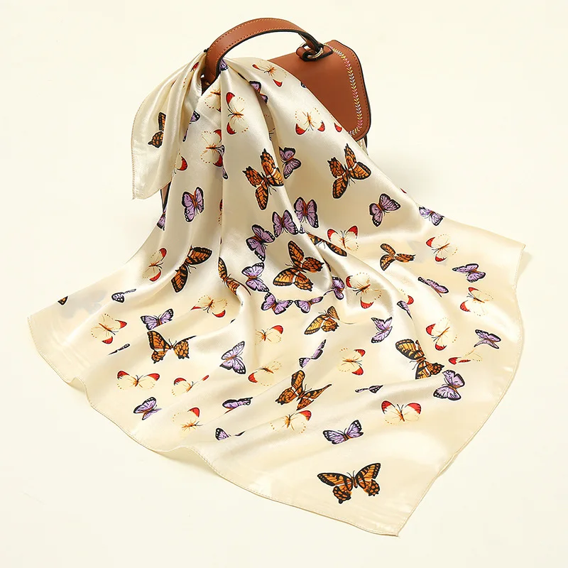 Elegant Square Silk Scarf Women Outdoor Butterfly Headbands Hair Band Wrist Wraps Flight Attendant Printed Scarf Sunshade Shawl
Elegant Square Silk Scarf Women Outdoor Butterfly Headbands Hair Band Wrist Wraps Flight Attendant Printed Scarf Sunshade Shawl