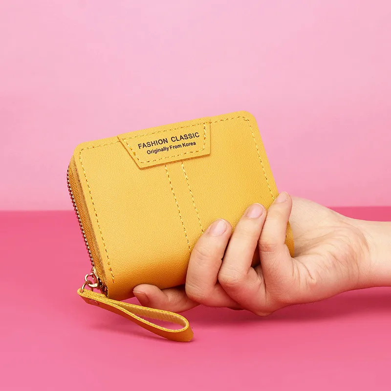 Fashion Korean Bifold Zipper Women Short Wallets PU Leather Small Ladies Coin Purse Female Clutch Money Bag ID Card Holders
Fashion Korean Bifold Zipper Women Short Wallets PU Leather Small Ladies Coin Purse Female Clutch Money Bag ID Card Holders