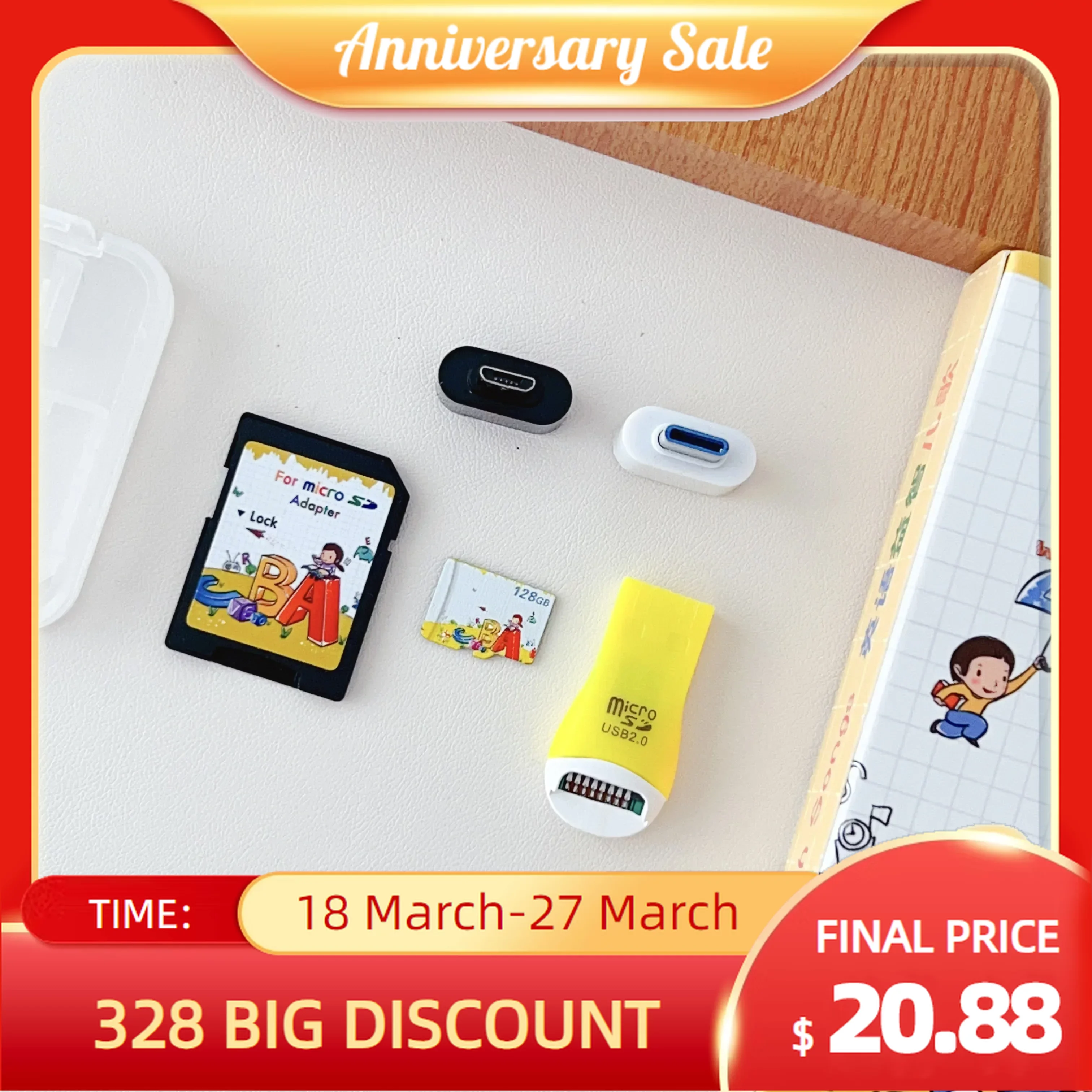 128GB Study English Voice Electronic TV Video Memory Card Children's Early Education Reading Smart Toys Baby Language
128GB Study English Voice Electronic TV Video Memory Card Children's Early Education Reading Smart Toys Baby Language