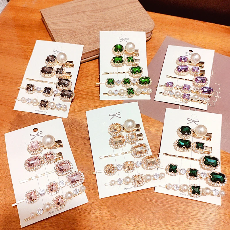 Женская заколка для волос с кристаллами, 1 комплект
Женская заколка для волос с кристаллами, 1 комплект