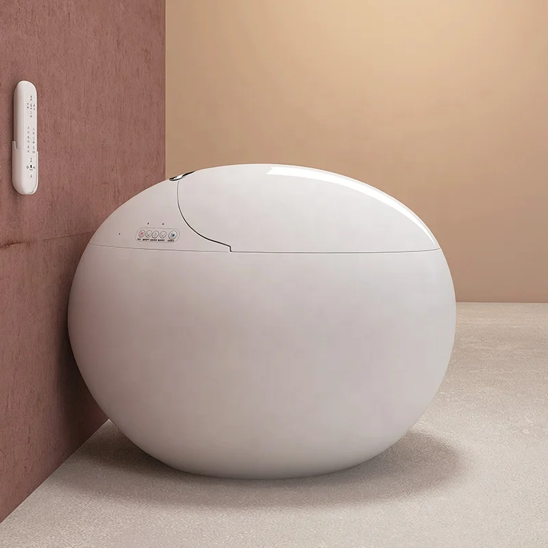 

Новинка 2022, Современная гигиеническая посуда в форме яйца, керамический роскошный электрический умный туалет в ванной комнате
