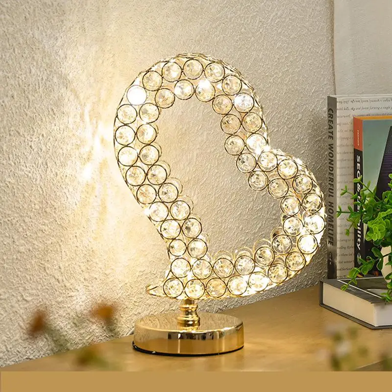 Crystal Table Lamp Bedroom European Luxury Warm Lighting Wedding Bedside Decorative Bedroom Mp Desk Lamp Wholesale
Crystal Table Lamp Bedroom European Luxury Warm Lighting Wedding Bedside Decorative Bedroom Mp Desk Lamp Wholesale
