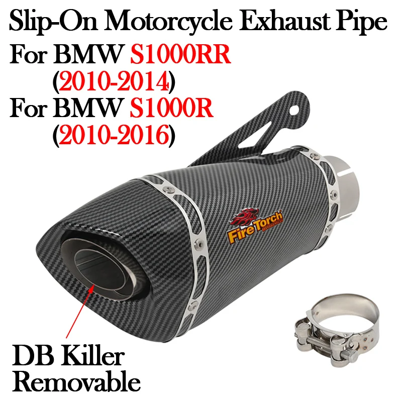 60MM Muffler Slip-On For BMW S1000R S1000RR S1000 R RR 2010 - 2016 Motorcycle Exhaust Pipe System Modify Escape Moto DB Killer
60MM Muffler Slip-On For BMW S1000R S1000RR S1000 R RR 2010 - 2016 Motorcycle Exhaust Pipe System Modify Escape Moto DB Killer