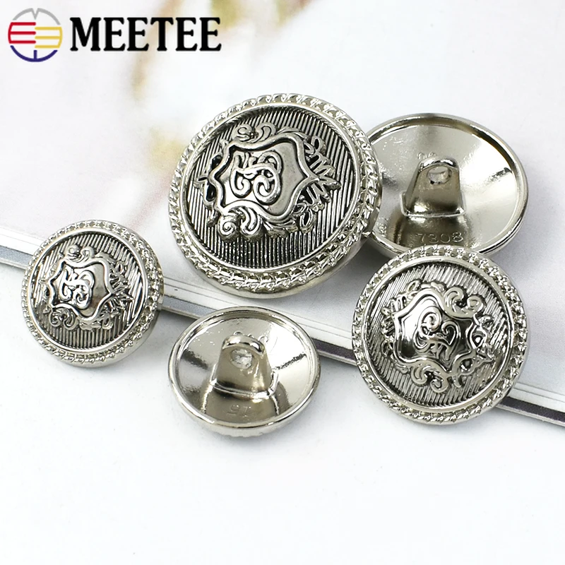 10/20Pcs Meetee Retro Metal Buttons 15/18/20/23mm Coat Down Jacket Decorative Button Windbreak Jeans Sewing Botones Sewing Craft
10/20Pcs Meetee Retro Metal Buttons 15/18/20/23mm Coat Down Jacket Decorative Button Windbreak Jeans Sewing Botones Sewing Craft