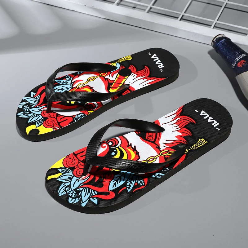 Hot Sale Cheap Black Men's Flip Flops Printing Fashion Slippers for Home Man Light Non-slip Summer Flip-flops Menchanclas hombre
Hot Sale Cheap Black Men's Flip Flops Printing Fashion Slippers for Home Man Light Non-slip Summer Flip-flops Menchanclas hombre